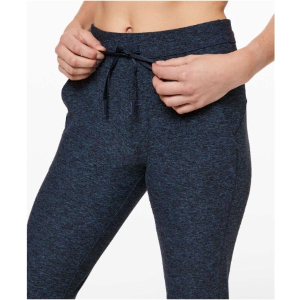 EUC Lululemon Ready to Rulu Jogger 29" Heathered True Navy / Black - Picture 2 of 8